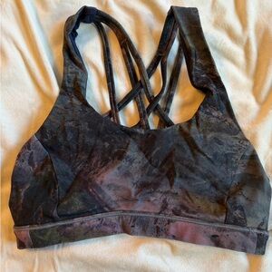 Lululemon Strappy Tie-Dye Sports Bra